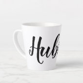 Nieuw getrouwd Fun Elegant "Hubby" Latte Mok (Linkerhoek)