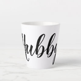 Nieuw getrouwd Fun Elegant "Hubby" Latte Mok