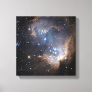 Nieuw gevormde sterren canvas afdruk