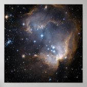 Nieuw gevormde sterren poster (Voorkant)