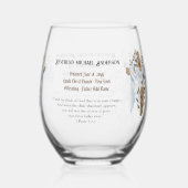 Nieuw Gewijde Priester Pastor Diaken Minister Wijnglas Zonder Voet (Achterkant)