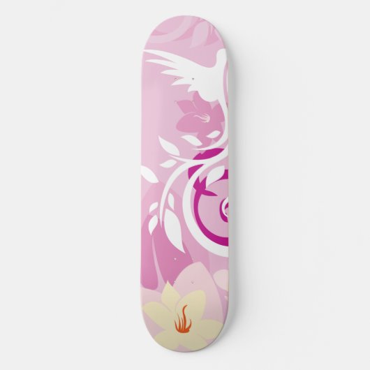 Nieuw 'Girls roze' 8½-inch aangepast skateboard (Voorkant)