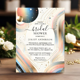 Nieuw Glam Bright Pastel Ombre Glitter Vrijgezelle Kaart