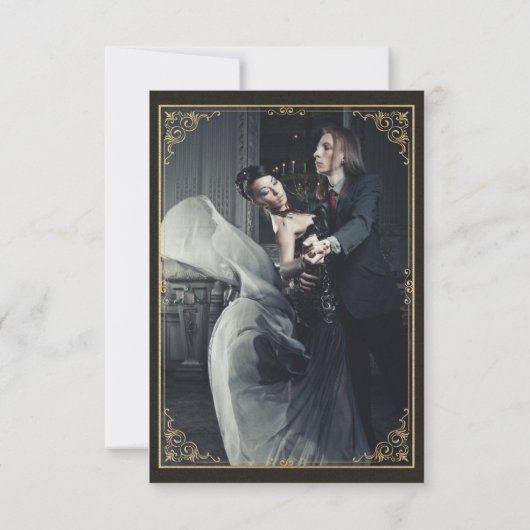 Nieuw Glas in lood Bedankkaart (Achterkant)