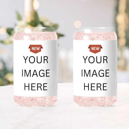 NIEUW! Glas - Kan Vorm - 16 oz - Set van 2 (Insitu (Huwelijk))