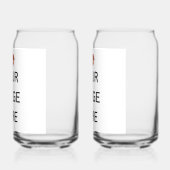 NIEUW! Glas - Kan Vorm - 16 oz - Set van 2 (Links)