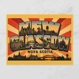Nieuw Glasgow Nova Scotia Industrieel Stad Briefkaart