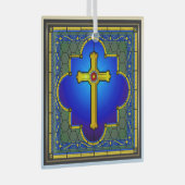 NIEUW Glaskruis Glas Ornament (Voorkant Rechts)