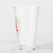 NIEUW! Glazen beker Bad Joke Meter - Maat 16oz (Links)