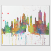 NIEUW GORK, NY SKYLINE - Wrapppapier Cadeaupapier (Vlak)