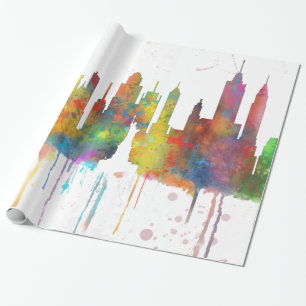 NIEUW GORK, NY SKYLINE - Wrapppapier Cadeaupapier