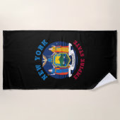 NIEUW-GORKSTATE VLAG BEACH TOWEL STRANDLAKEN (Voorkant)
