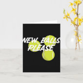 Nieuw Grappig Tennis Alsjeblieft  Kaart (Gele Bloem)