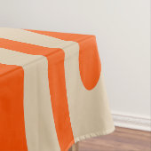 Nieuw Groef Abstract Trippy Retro Patroon Oranje Tafelkleed (Voorbeeld)