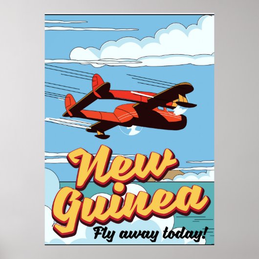 Nieuw-Guinea avonturenposter. Poster (Voorkant)