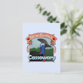 Nieuw-Guinea Cassowary Briefkaart (Staand voorkant)