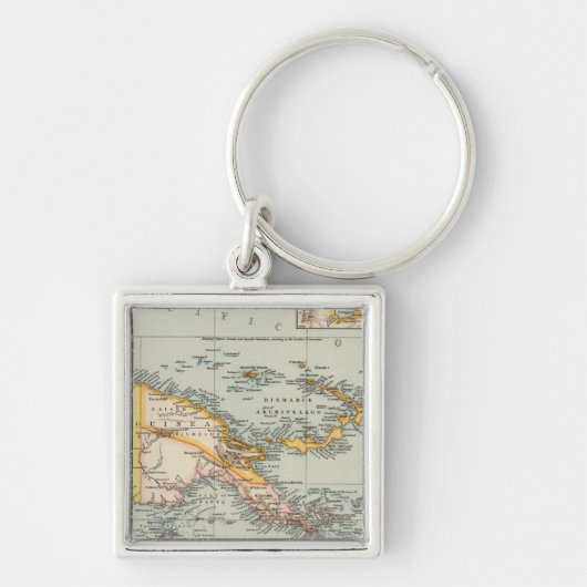 Nieuw-Guinea, Papoea-archipel Sleutelhanger (Voorkant)