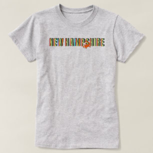 Nieuw-Hampshire Staatsamfibie Rode gevlekte waters T-shirt