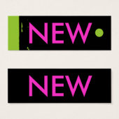 "NIEUW" Hang Label Mini Visitekaartjes (Voorkant /achterkant)