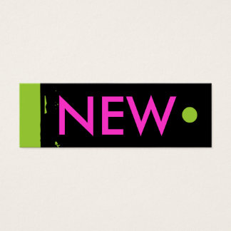 "NIEUW" Hang Label Mini Visitekaartjes