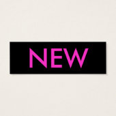 "NIEUW" Hang Label Mini Visitekaartjes (Achterkant)