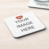 NIEUW! Hard Plastic onderzetters - Kurk achterkant (Linkerzijde)