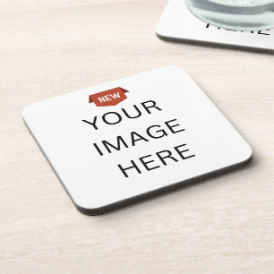 NIEUW! Hard Plastic onderzetters - Kurk achterkant