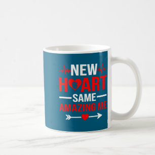 Nieuw hart, dezelfde geweldige ik harttransplantat koffiemok