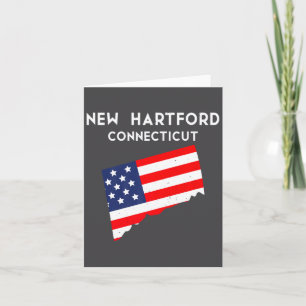 Nieuw Hartford Connecticut Verenigde Staten Amerik Kaart