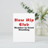 Nieuw Hip Club Lid in Good Standing Briefkaart (Staand voorkant)