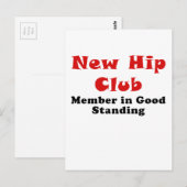 Nieuw Hip Club Lid in Good Standing Briefkaart (Voorkant / Achterkant)