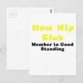 Nieuw Hip Club Lid in Good Standing Briefkaart (Voorkant / Achterkant)