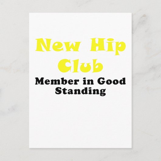 Nieuw Hip Club Lid in Good Standing Briefkaart (Voorkant)