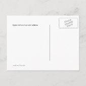 Nieuw Home Aankondiging Briefkaart (Achterkant)