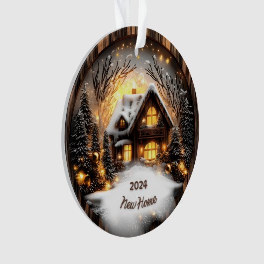 Nieuw Home Acryl Ornament Kerstcadeau (voorkant)