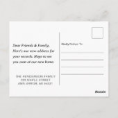 Nieuw Home Adreswijziging Briefkaart (Achterkant)