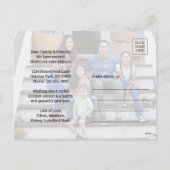 Nieuw Home Avontuur Modern Script 2 Foto Nieuwjaar Feestdagenkaart (Achterkant)