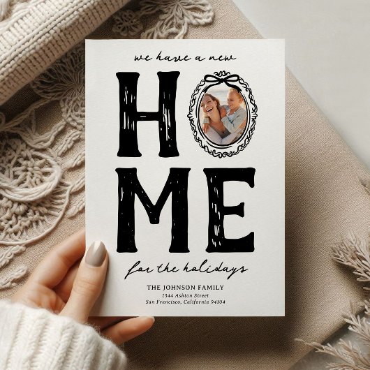 Nieuw Home Doodle Kerstvakantie Feestdagenkaart