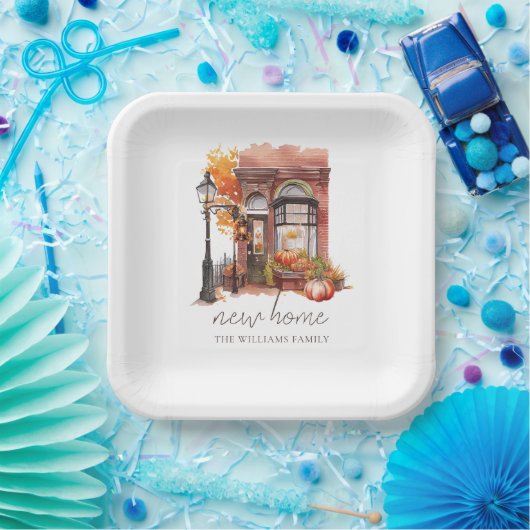 Nieuw Home Gepersonaliseerde herfst voordeur Papieren Bordje (Feest)