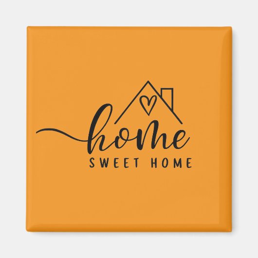 Nieuw Home Gift - Home, Sweet Home Magneet (Voorkant)
