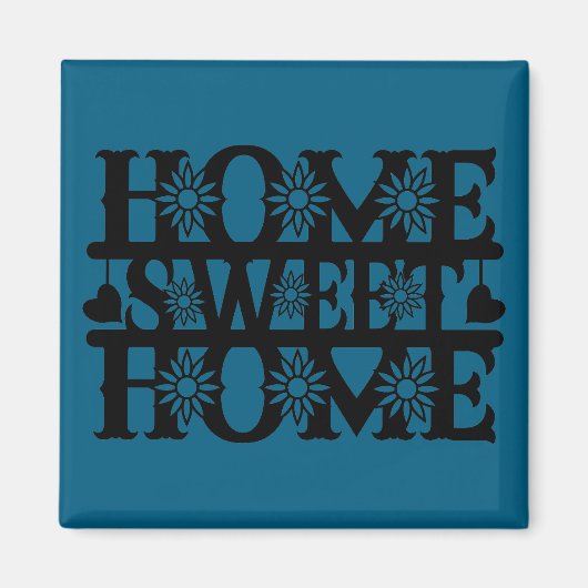 Nieuw Home Gift - Home, Sweet Home Magneet (Voorkant)