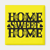 Nieuw Home Gift - Home, Sweet Home Magneet (Voorkant)