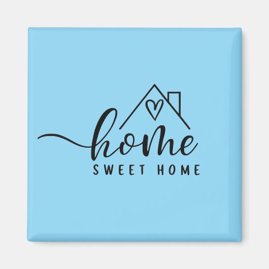 Nieuw Home Gift - Home, Sweet Home Magneet (Voorkant)