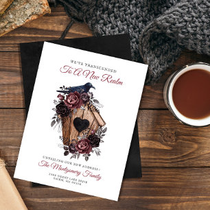 Nieuw Home Gotische Bloemen Bewegende Aankondiging