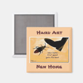 NIEUW HOME HAIKU KUNSTMAGNEET MAGNEET (Voorkant / Achterkant)
