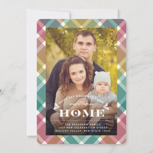 Nieuw Home Happiest Holiday Moving Aankondiging Ka (Voorkant)