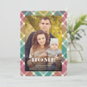 Nieuw Home Happiest Holiday Moving Aankondiging Ka (Staand voorkant)