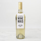 Nieuw Home Housewarming Winemas Bottle Hanger Labe (Op fles)