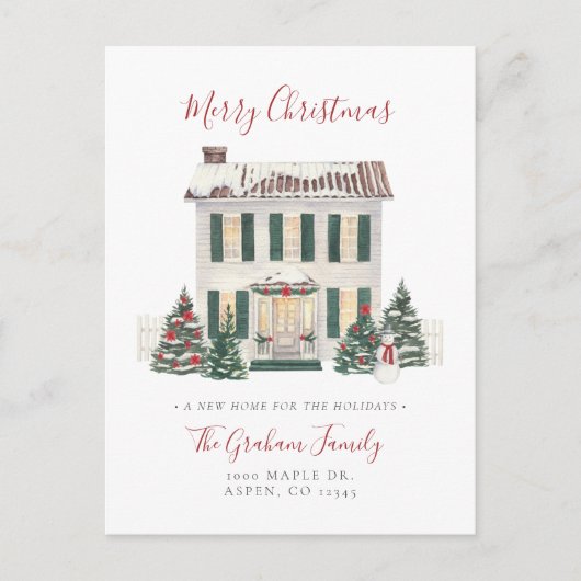 Nieuw Home Kerst Briefkaart (Voorkant)