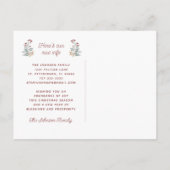 Nieuw Home Kerstbessen Vakantie Verhuizen Aankondigingskaart (Achterkant)